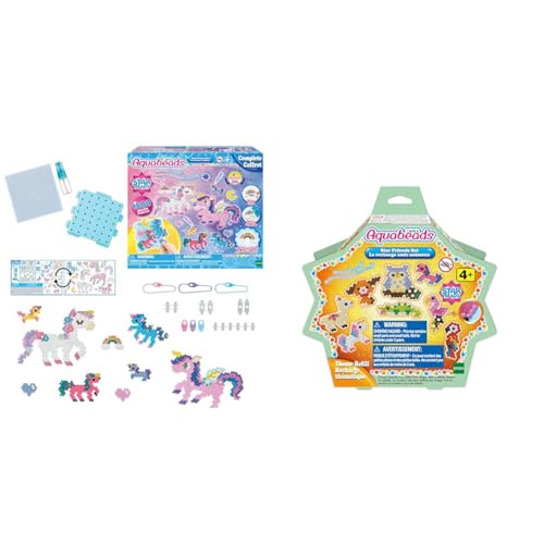 Aquabeads 31944 Licornes Loisirs Créatifs et Perles Amis Animaux 31602