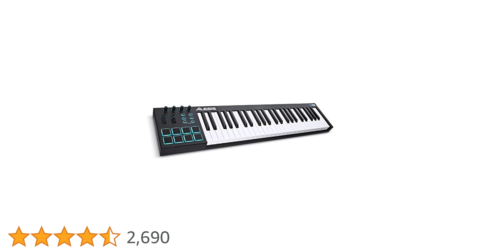 Alesis アレシスV49 MIDIキーボード 49鍵ほぼ未使用品 製品情報：VX49：Alesis