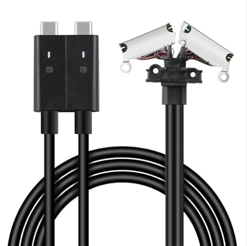 FKA WD19DC Upgrade Cable Module Dual USB-C 9NFPD, Type-C Docking Station Combo Cable Connection to Laptop, with Laptop WD19DC WD19DCS