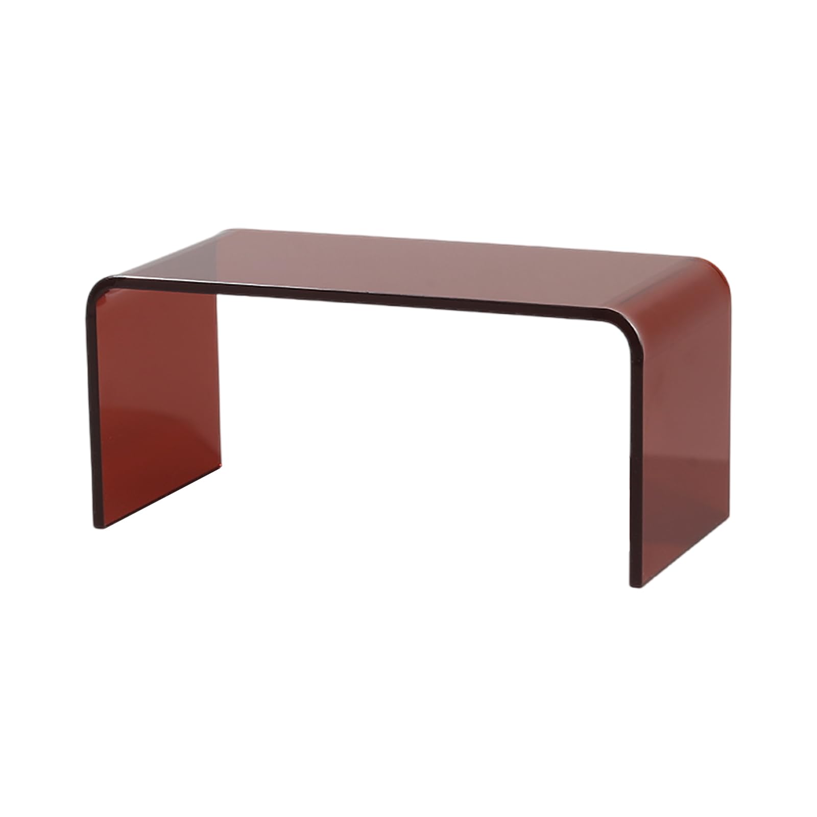 Acryl Risers Display Stand, Acryl-Display-Riser, 5 mm dick, rote Acryl-Riser, hochpräzise geschnittener Cupcake-Dessert-Ständer, Produkt-Display-Regal, 22 x 10 x 10 cm, 30 x 15 x 15 cm ( Size : 35 x 2