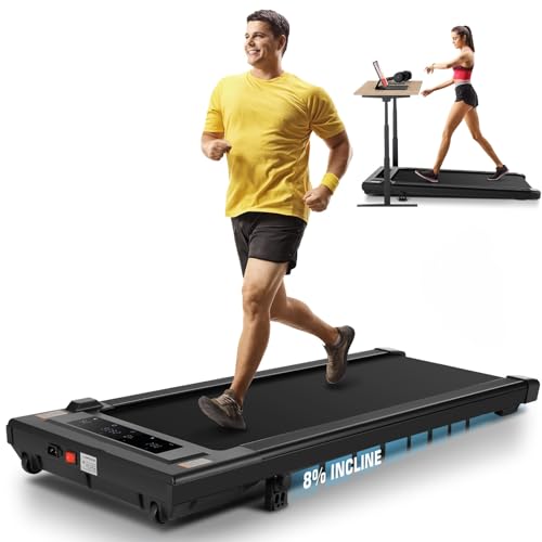 ANCHEER Walking Pad with 8% Incline