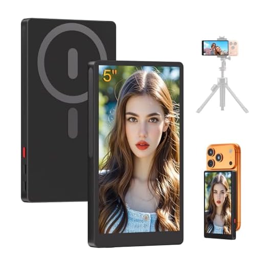 5" Selfie Monitor for iPhone and Android
