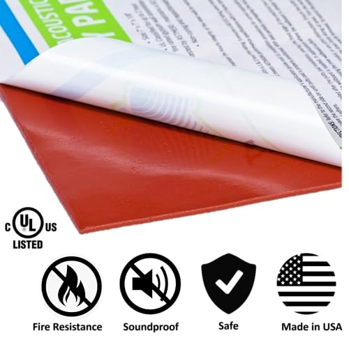 Acoustical Putty Pads - Moldable Soundproofing Pad - Fire Stop for Electrical Boxes Outlet Putty Pad, Highest UL and STC Rating - Size 7 x 7 - Pack of 3 Putty Pads - Made in USA