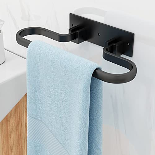 Toallero para baño plegable y compacto, estante de secado blanco de 30 cm sin perforaciones