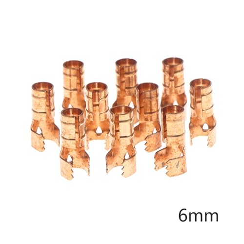 Conector de cable de alto voltaje terminal transformador pin de cerámica cobre 10 uds 4mm 4