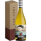 Botella de Vino Blanco Albariño Rias Baixas Galicia Marieta Martin Codax - 1 x 75 cl - Vino Galicia - VIno Martin Codax - Vino Blanco - Marieta Albariño - Mejor Seleccion ENOVINOS THE WINE BRAND