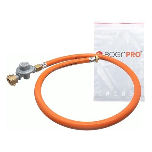 BOGAPRO Adapter-Schlauch mit Gasregler, Adapter von EN417...