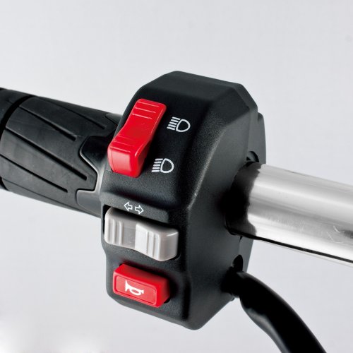 Kiwav Motorcycle Black Control Switch Turning Signal Light Horn 12V Dc 7/8 Inch Handlebar #TOP1