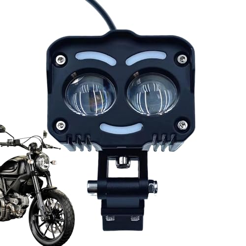 Faro LED Principal para Motocicleta,Luz de Conducción LED para Moto Callejera y de Motocross | Resistente a Vibraciones, Ángulo Ajustable, Eficiencia Energética para Conducción Urbana en Ciudad