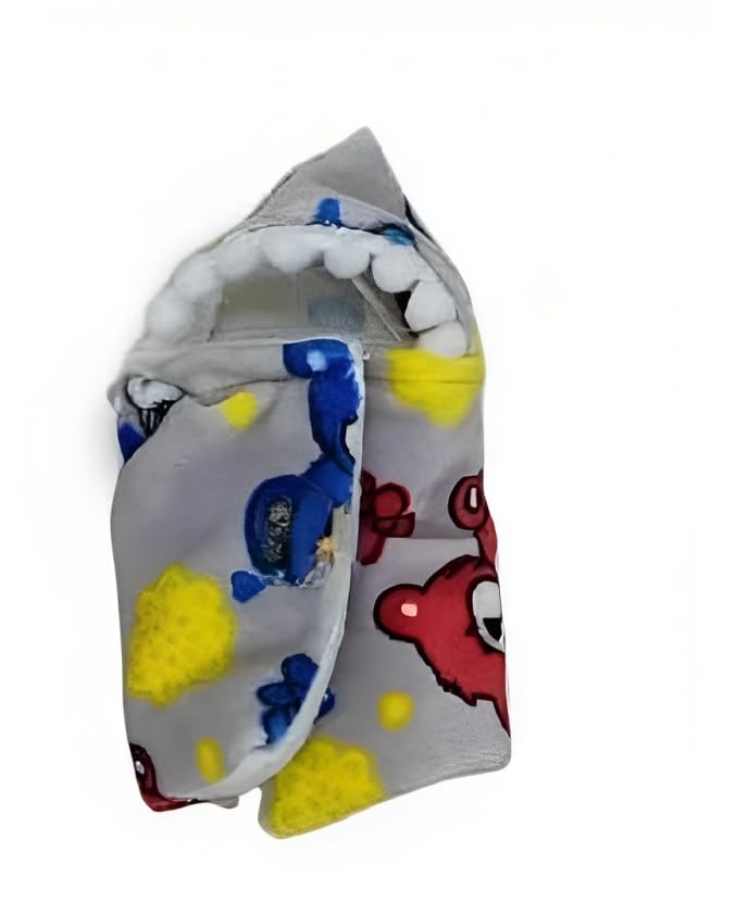 laddu Gopal Ji Winter Wear Hoodi Dress (Wool) for bal Gopal ji, kanhaji, krishnaji (Gray, Size 0)2