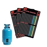 3 Stück Magnetischer Füllstandsanzeiger, Butangasflaschen Gasherd, Gasflaschen Füllstandsanzeige für Propangas, Gasgrillflasche für Heimküche, Outdoor-Grill, Camping, Wohnmobil
