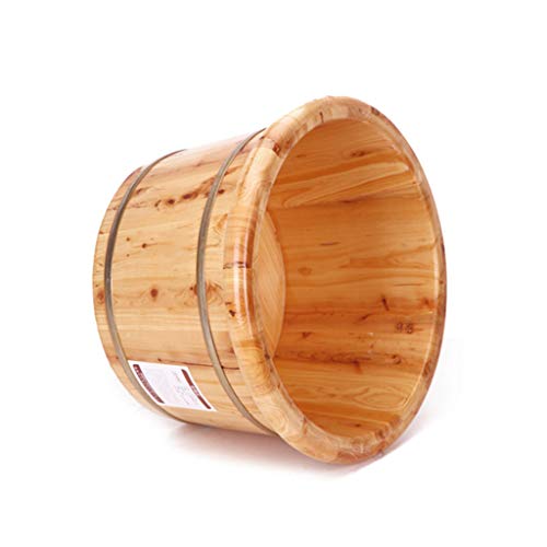 Baño de pies de madera con aislamiento térmico 25cm miniatura 3
