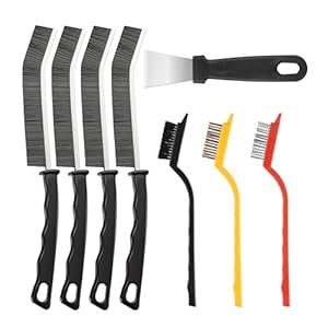 Crevice Cleaning Brush,8 Pcs Multifunctional Cleaning Brush Tools,Hard Bristle Crevice Cleaning Brush,Crevice Cleaning Brushes for Household Use Bathroom Tiles Kitchen Practical and Durable