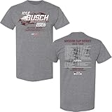 Checkered Flag Sports Kyle Busch 2026 Schedule T-Shirt - Automotive Racing Apparel - XL