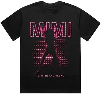 Mariah Carey Unisex's Standard Official Merch Mimi T-Shirt, Black |  Amazon.com