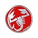 Abarth Autocollant 3D Scorpion, 44 mm