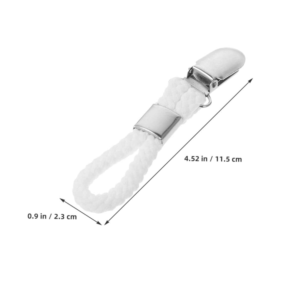 STOBAZA 6pcs Cotton Towel Hangers with Iron Clips Space Saving Hand Towel Hooks for Bathroom Kitchen Design for Neat Organization