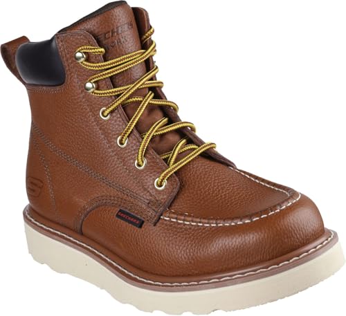 Skechers Skechers - Mens Work: Kadmiel - Bennot Sneakers, Color Red/Brown, Size: 8 M US