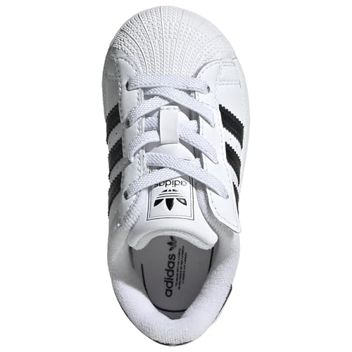 Adidas Originals Superstar II - Boys' Toddler (JH9984, Black/White)4