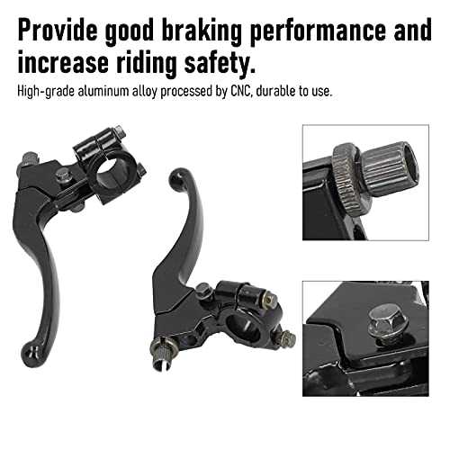 mumisuto Kupplungshebel, 1 Paar Universal-Kupplungshebel für Pit Bike Dirt Bike ATV Motocross Motorrad 7/8 Zoll Lenker