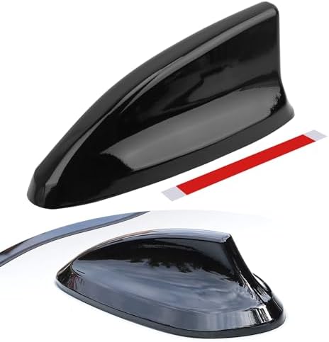 Car Roof Shark Fin Designed for 11th Generation Civic Honda, Top Shark Fin Cover Stylish Car Accessory, Exterior Sticker Decoration (Smooth, Black)