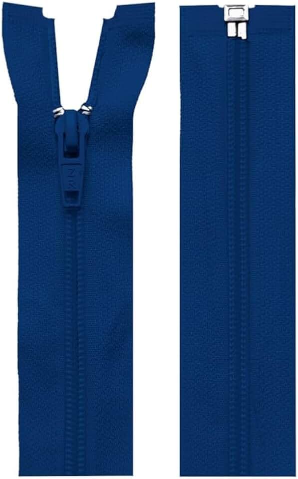 Zíper Destacável De Nylon Grosso 60Cm Unidade Zr