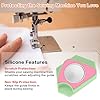 3 Pack Magnetic Seam Guide for Sewing Machine,Multifunctional Polygonal Hemmer Guide with Scale,Universal Sewing Quilting Supplies Accessories Tools(3 Color) #5