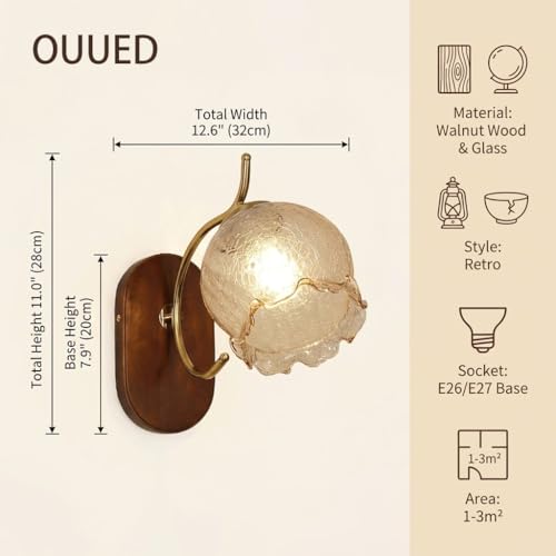 Aplique de pared de lirio para iluminar dormitorios oscuros con estilo francés 7