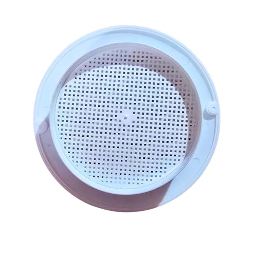 Image of CAMCASA 6-Inch Round Air Vent Cowl Cover for Chimney /Exhaust /Vent Pipe - Anti-Pest Rain Guard Cap for Duct Outlet | Fan Duct Cover for Kitchen /Bathroom (Round)