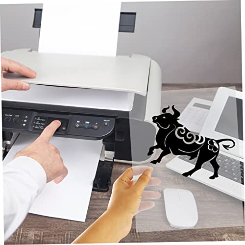 Película transparente para impresora de inyección de tinta jojofuny, 20 piezas, compatible con todas las impresoras, para fotos publicitarias y manualidades digitales miniatura 2
