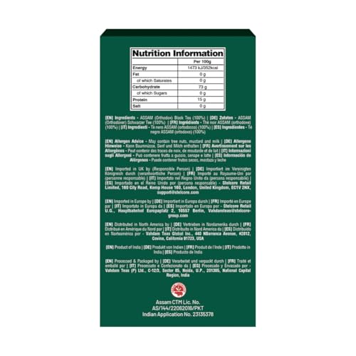 VAHDAM, Thé Noir Assam 340g (+200 tasses) Fort, Ruche Et Malté | Thé En Vrac D'Origine Unique Pur Et non Mélangé | The Noir Vrac – Image 3