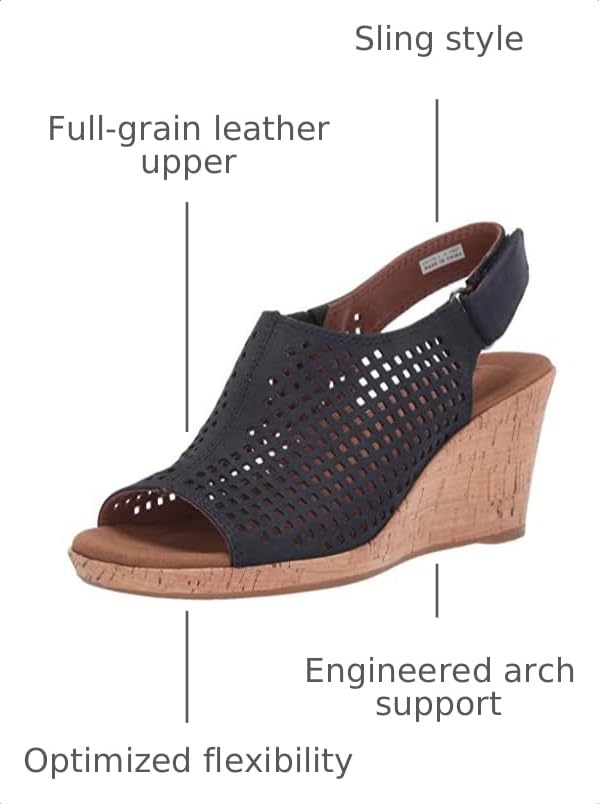 Image of Rockport Womens Briah Perf Sling