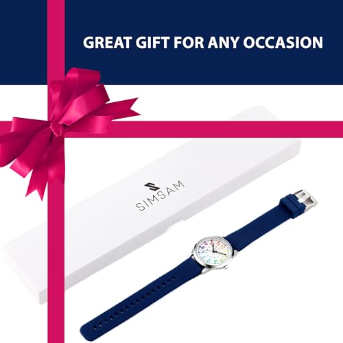 Image of Kids Analog Watch, Learning Watch for Kids 8-12, Waterproof Time Teacher Watches for Boys Ages 5-7 6-8, Easy to Read Educational Girls Watches Ages 8-12, Great Gift Boys Girls Year 4-12 Old Waterproof