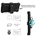 Wareon-Moto Z4 Case,Moto Z4 Play Case with[Swivel Belt Clip and Kickstand] Military Grade Drop Tested Shockproof Hybrid High Impact Resistant Rugged Full-Body Heavy Duty Protective Phone Case-Blue