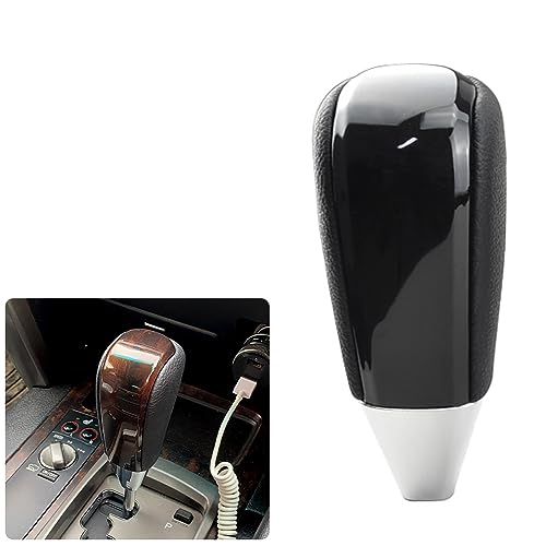 Fouedy Car Automatic Gear Shift Knob for Toyota Land Cruiser 200 FJ20 2008-2017 Gear Knob Lever Shifter Handle Stick（Black）