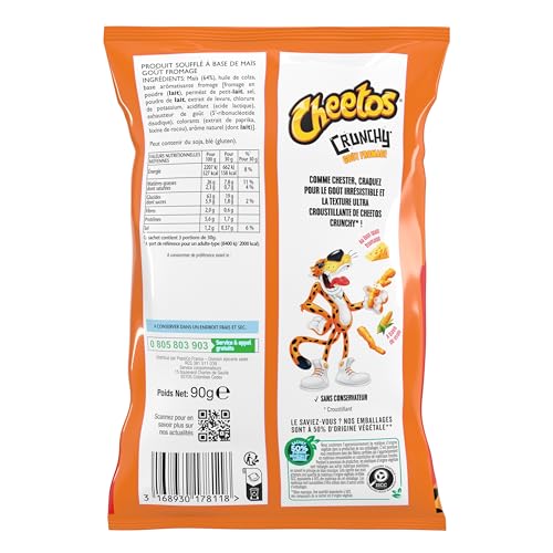 Biscuit Apéritif Soufflé Cheetos MO3168930178118 – Goût Fromage, 90g - vue 3
