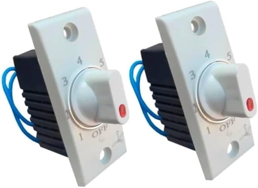 Image of SEER 7 Step Non Modular Fan Regulators (White, Pack of 2)