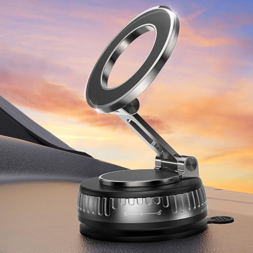 2026 Car Phone Holder for Magsafe Strong Suction 360° Adjustable Car Suction Phone Mount, Phone Holders for Your Car for iPhone 17 Pro Max 16 15 14 13 12 Air Plus — view 6