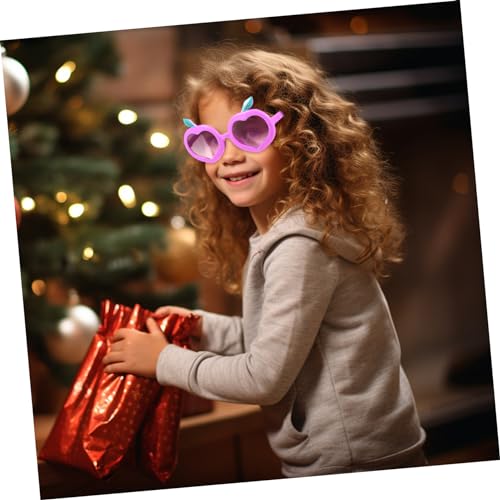 LIFKOME 4pcs Cartoon Boy Girl Sunglasses Vibrant Fruit Design Eyeglasses for Parties Uv Glasses for Boy Girl Fun and Safe Accessories4
