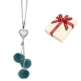 Selección de regalos: estos accesorios de coche de diamantes de imitación están hechos de aleación y diamantes de imitación, que son brillantes, vívidos y duraderos.