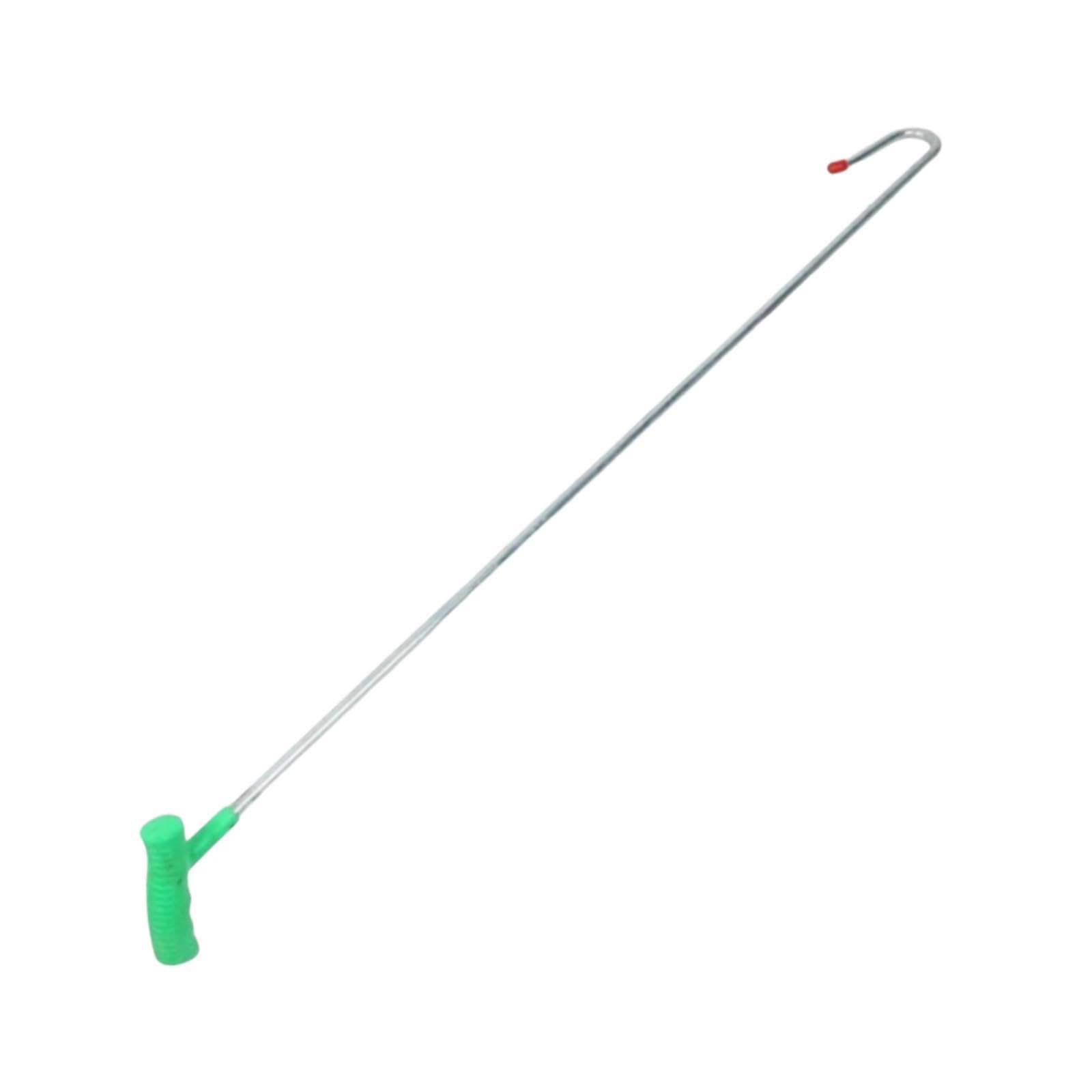 Gancho para Ovejas Herramienta de Sujeción Equipo Capturador Gancho Resistente Ergonómico Hecho de Hierro Compatible con Granjas Hogares Veterinarios, 90cm