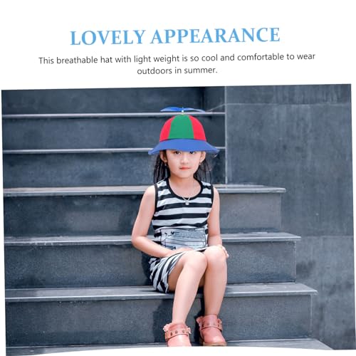 Portable Bucket Hat with Cute Wide Brim Sun Hat for Boys Lightweight Breathable Outdoor Hat for Beach Park Camping Activities Multi4