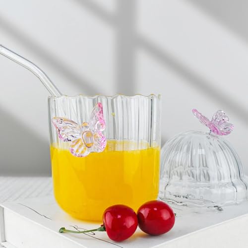 Gobelet en verre avec paille pour café glacé et thé chaud au bureau - 7