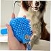 KOMBIUDA 1 Set Durable Pet Shower Sprayer with Massage Brush for Dogs Bathing Nozzle and PVC Hose for Grooming and Pets Effortlessly