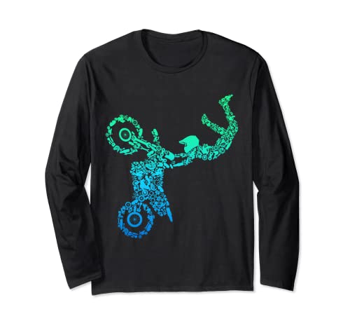 Dirt Bike Rider Motocross Enduro Dirt Biking Boys Maglia a Manica