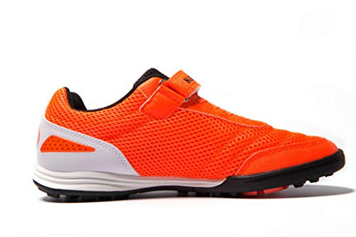 KELME Laceless Soccer Cleats Youth and Kids – Futsal or Turf Soccer Shoes for Boys/Girls – Indoor or Outdoor Velcro Football Boots4