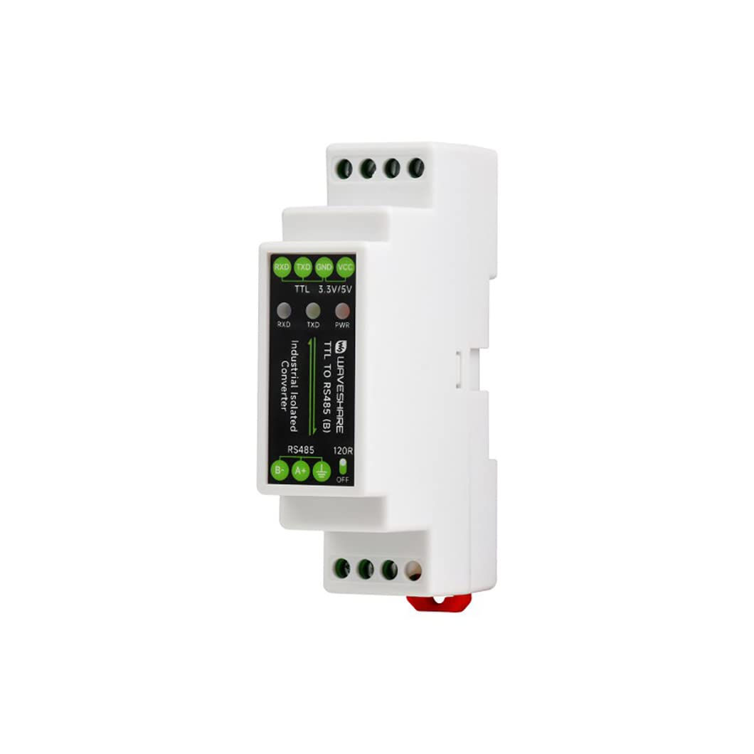 Galvanic Isolated Rail-Mount TTL to RS485 Converter, 600W Lightningproof & Anti-Surge, Multi-Isolation Protection 3.3V-5V-picture-21