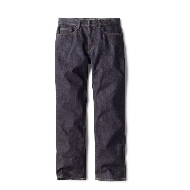 Orvis Montana Morning Denim Blue Jeans for Men - Improved Active Fit Mid-Stretch with Straight Leg and Clean Stitching2