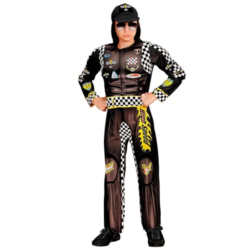 W WIDMANN MILANO Party Fashion - Costume enfant pilote de course, combinaison, sportif, déguisements de carnaval