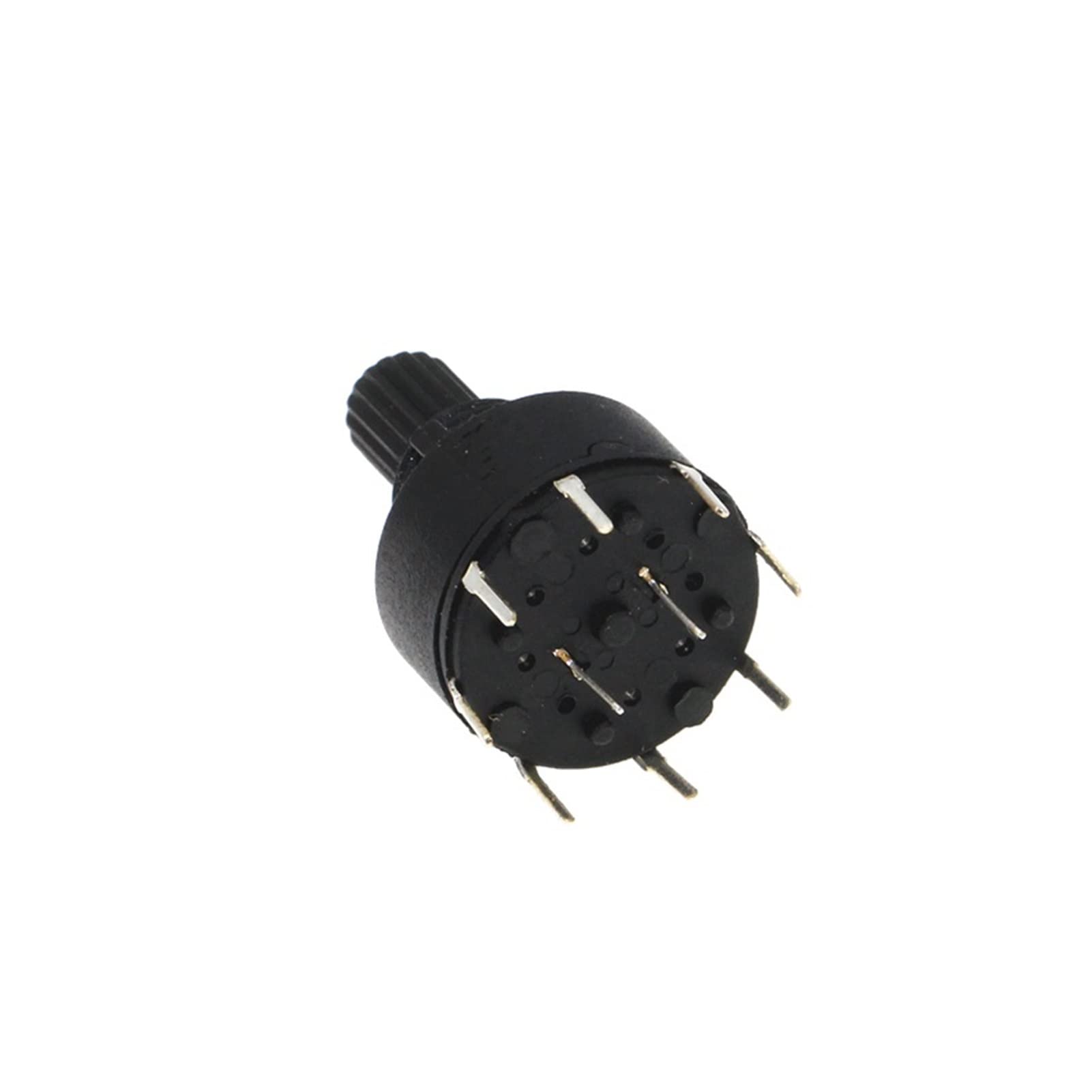 IBOWZ Rotary Encoder Codeur Rotatif, Lot de 100 interrupteurs à Bande RS16 16 mm 2P3-8P (2P4P)
